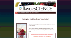 Desktop Screenshot of flavorscience.net
