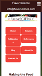 Mobile Screenshot of flavorscience.net